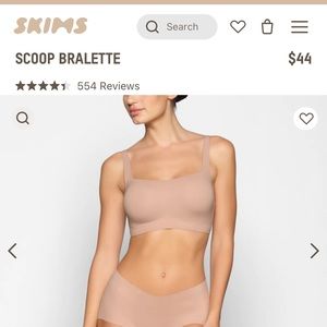 SKIMS scoop bralette